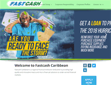 Tablet Screenshot of fastcashcaribbean.com